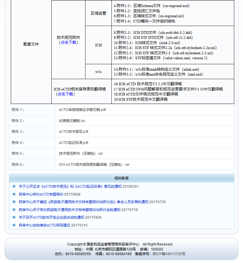 CDE：关于公开征求《eCTD申报指南》意见的通知